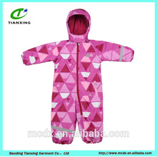 colorful children pullover snow ski wear